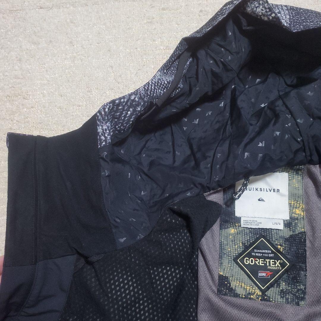 【美品】クイックシルバー　GORE-TEX　スノーボードジャケット　メンズL