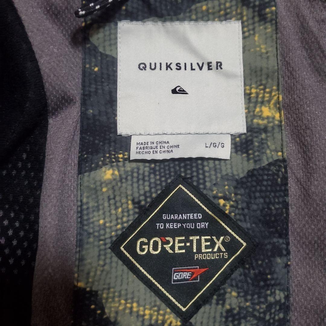 【美品】クイックシルバー　GORE-TEX　スノーボードジャケット　メンズL