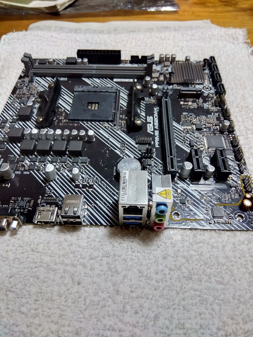 ASUS A520M-K＋Ryzen5500 箱ク−ラ−付 動作確認済み