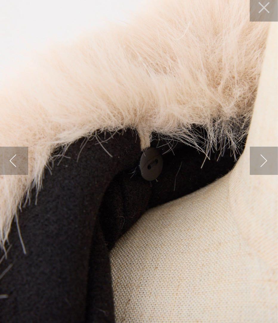 ★2025冬新作★【NICE CLAP】ファー付マルチロングコート