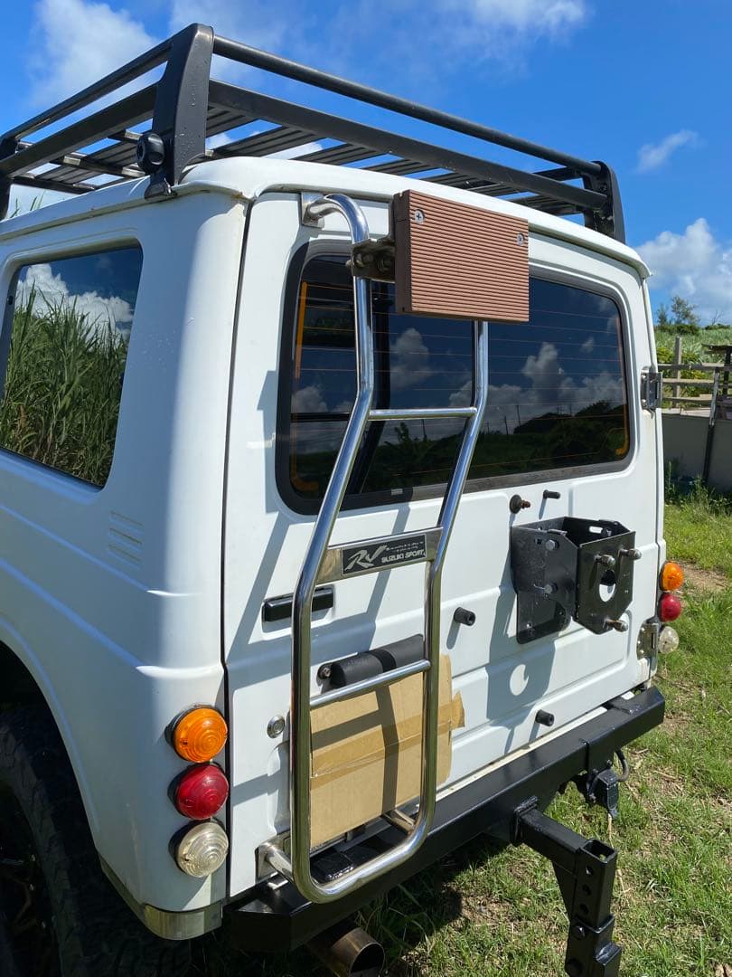 ジムニー　JA22 リアラダー　ステンレス