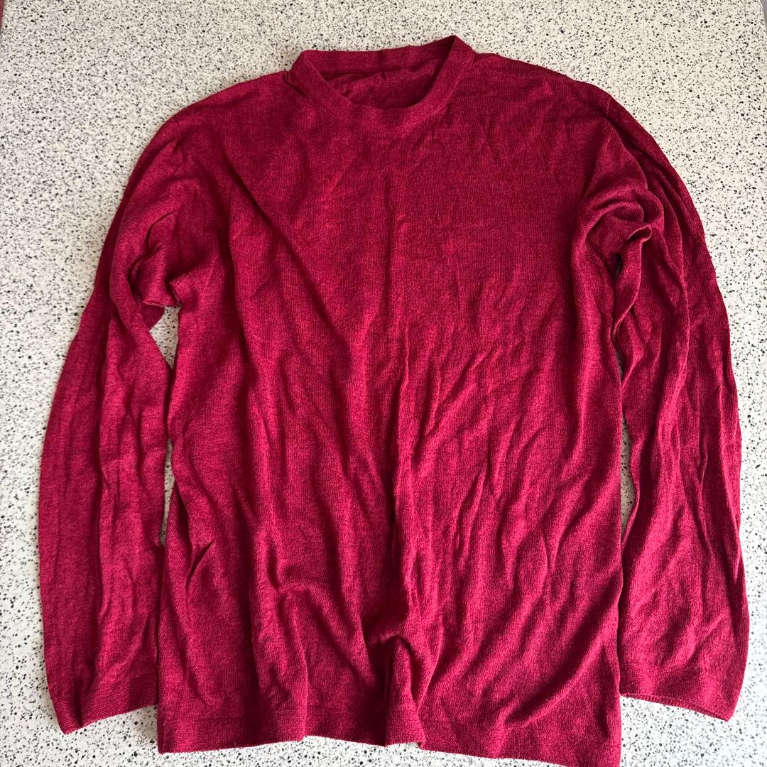 45R コットン100% 超ガーゼ　長袖カットソー 日本製