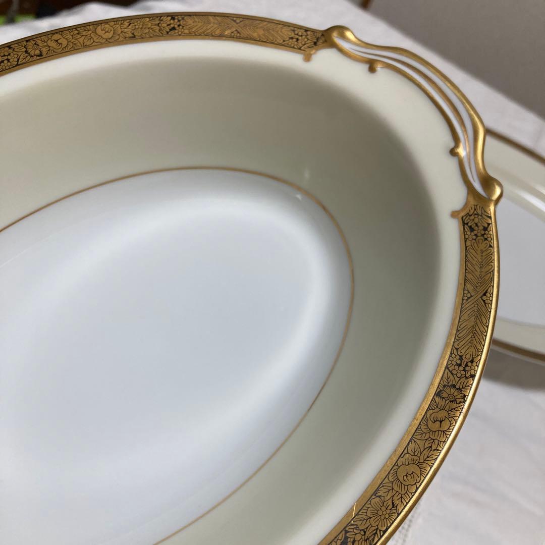 ノリタケGOLDKIN4985大皿プレート.オーバルボウル.クレビーソース