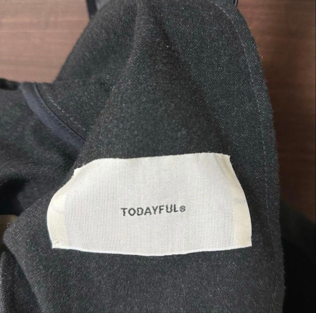 TODAYFUL サスペンダー ハイウエスト パンツ