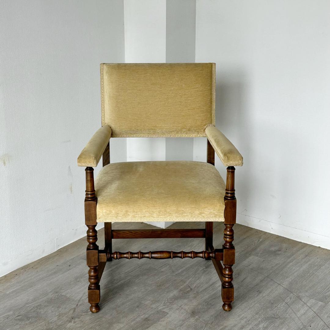 イギリス アンティーク 家具 アーム チェア 1930年頃 椅子 573A