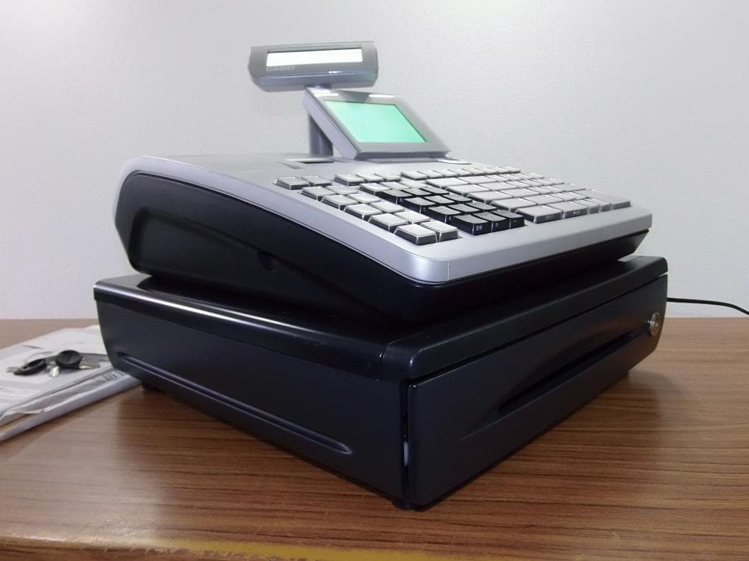 設定無料 CASIO TE-2700-20S レジスター 20部門 250530