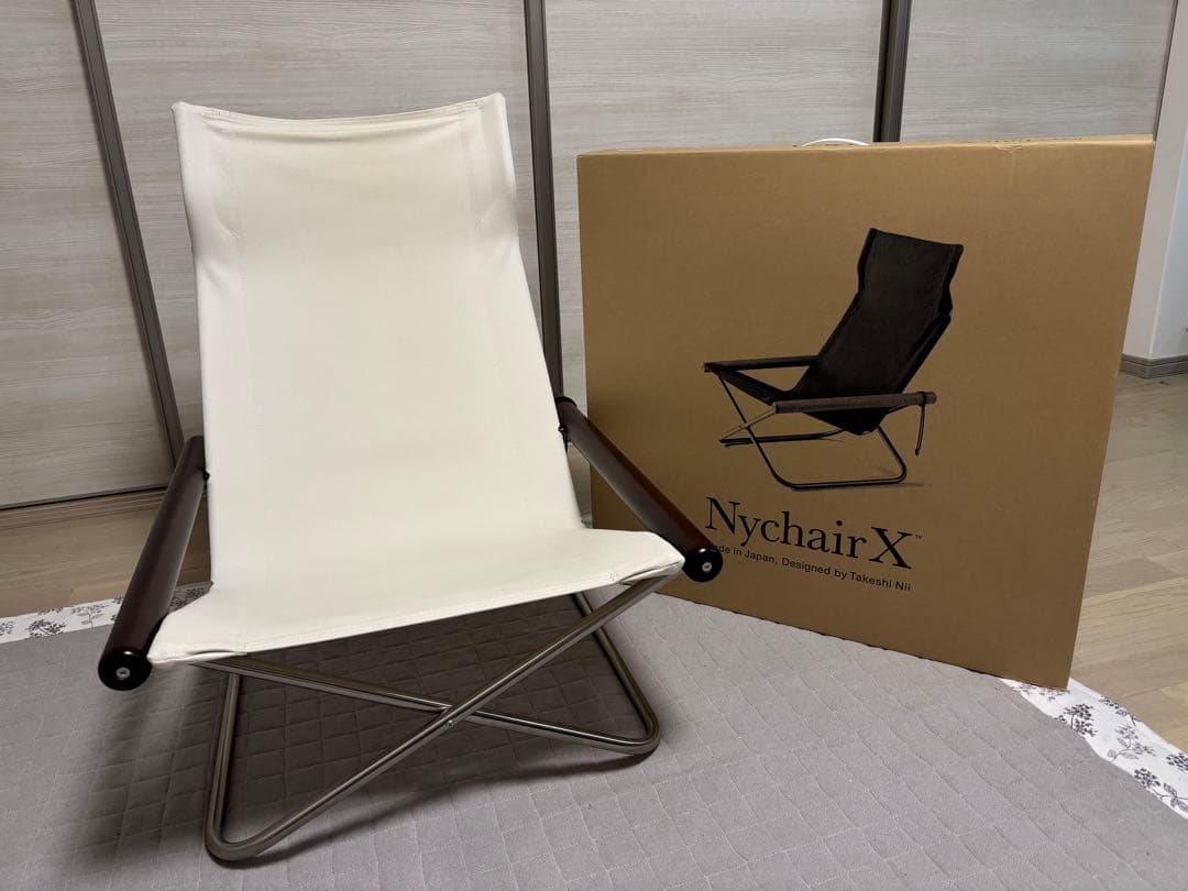 【Nychair X】ニーチェアX ダークブラウン／ホワイト
