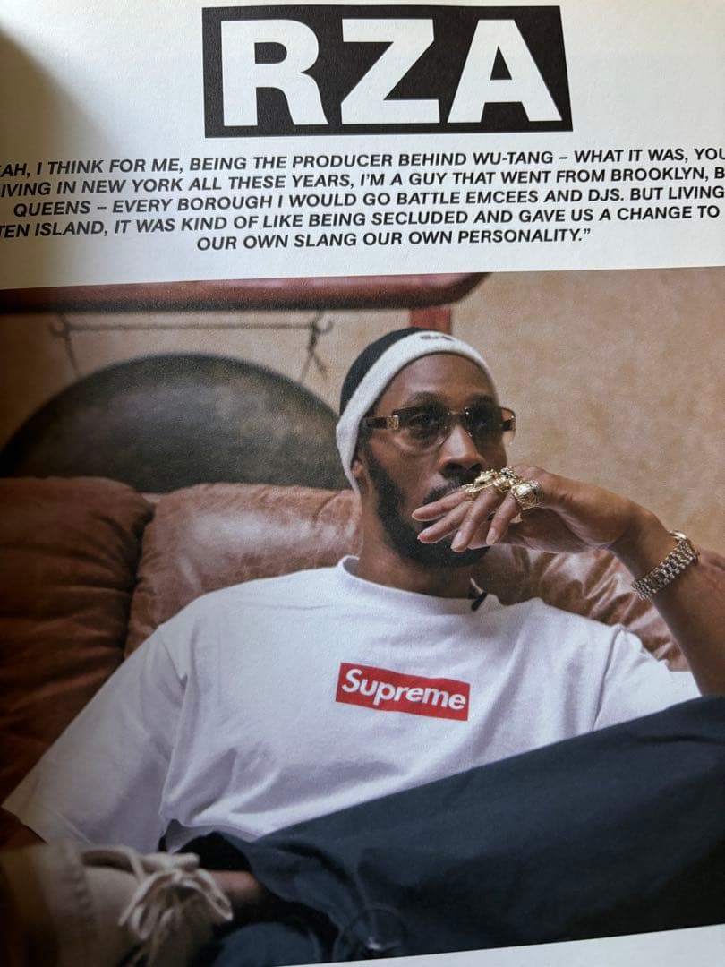 トップス Supreme Wu-Tang Clan RZA Tee Ash Grey