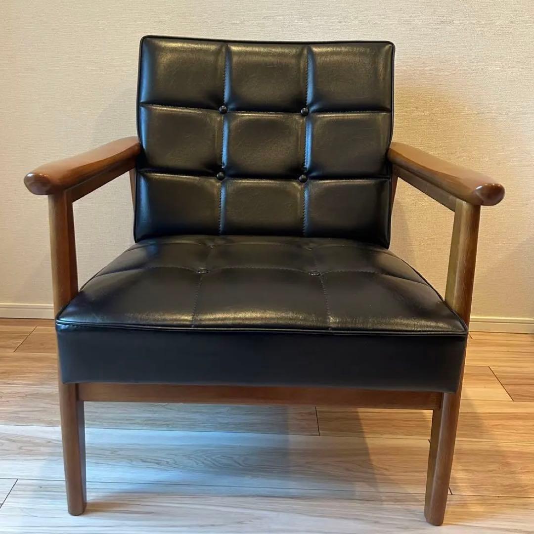 カリモク60 Kチェア 1シーター スタンダードブラック