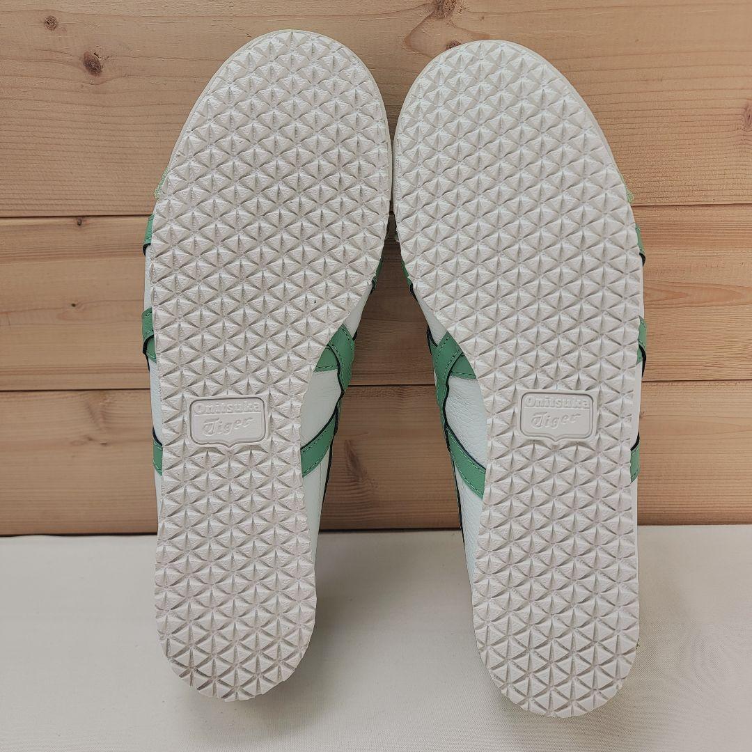 オニツカタイガー メキシコ66 レザー グリーン 24.5cm