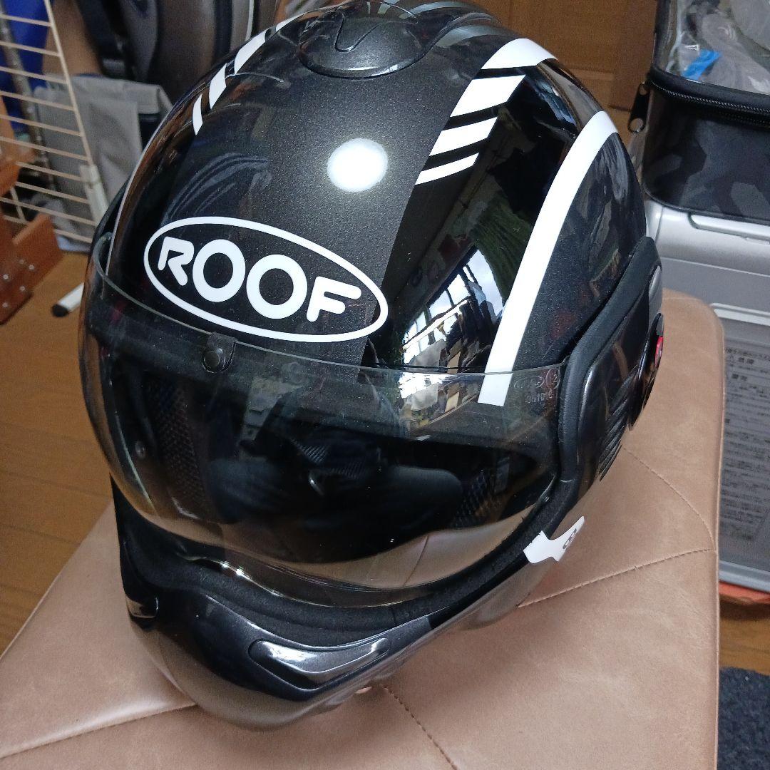 ROOF 　BOXER　V8システムヘルメット ブラック/ホワイトLP20