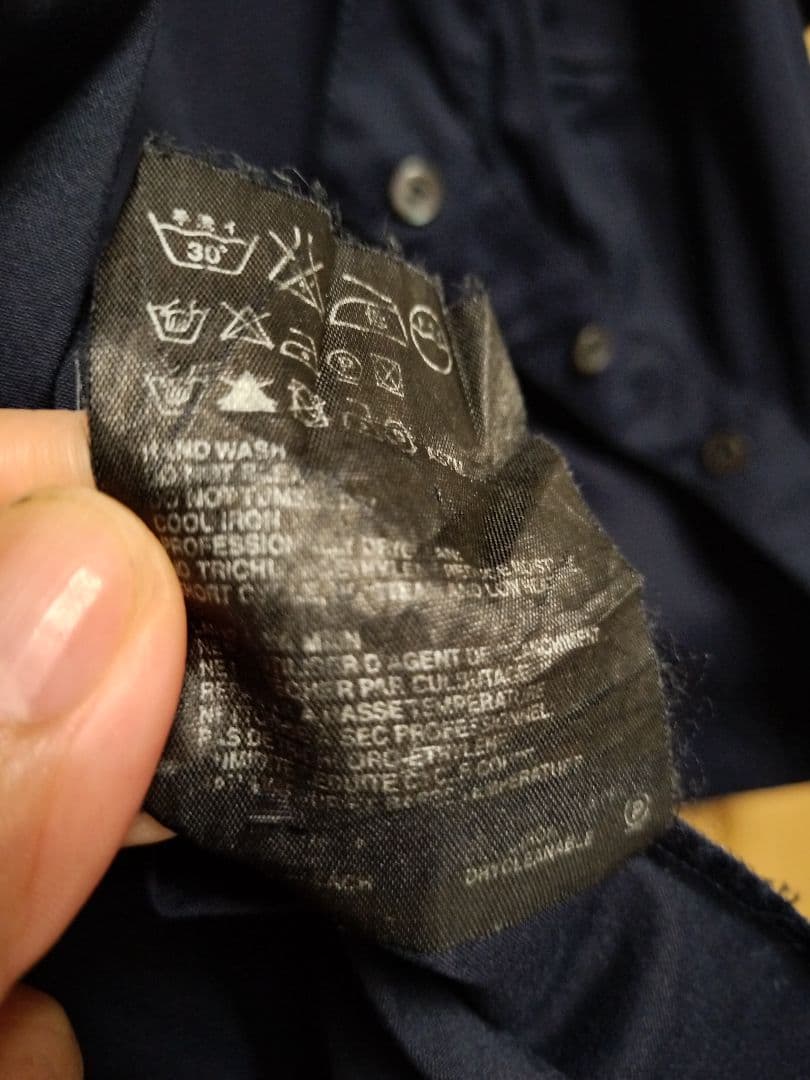 PRADA プラダネイビー 半袖シャツ 40