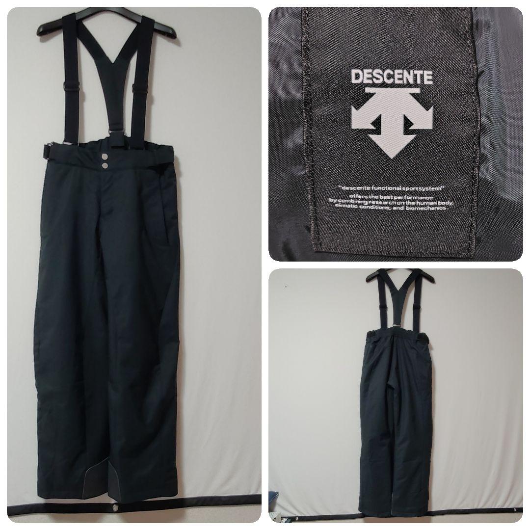DESCENTE ブラック スキー、スノーボードウェア