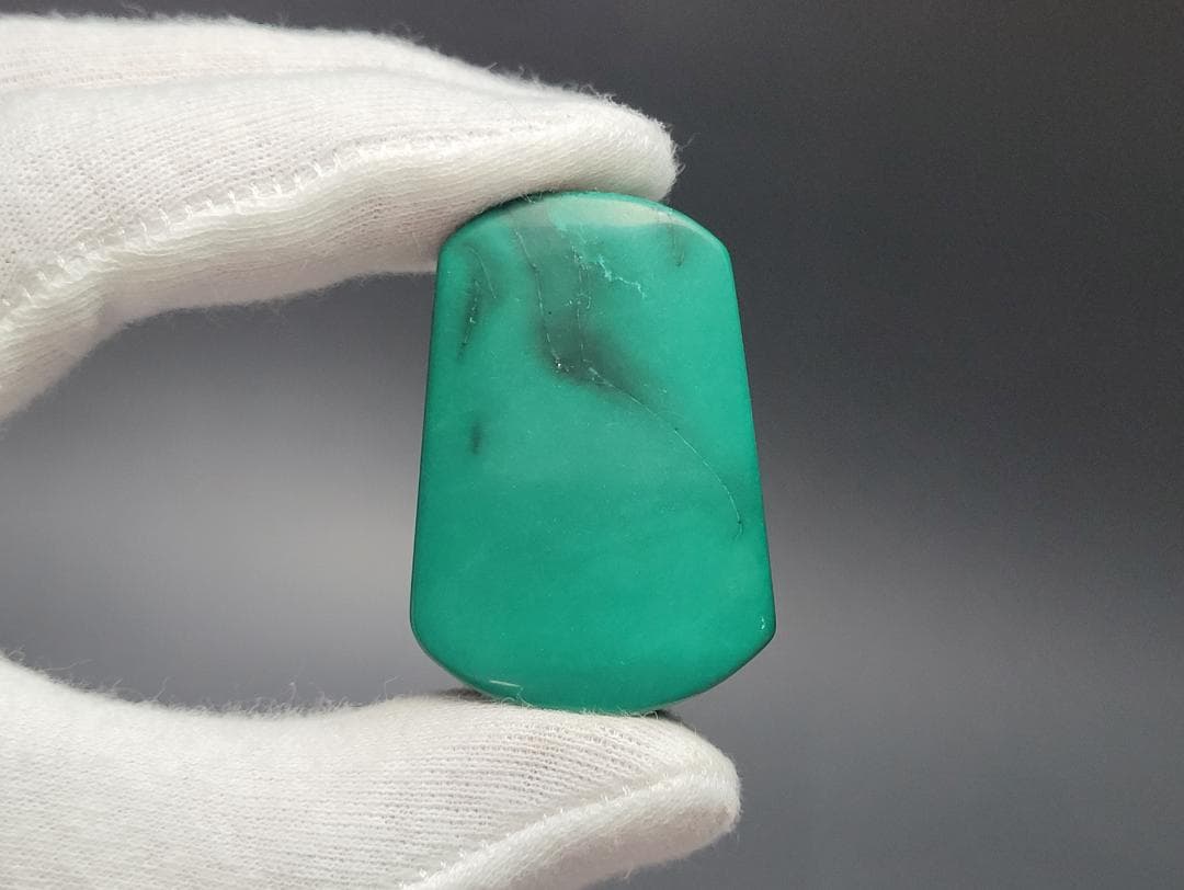 高純度 天然 トルコ石 緑松石 佩飾 装身具 時代 幅約4.4m