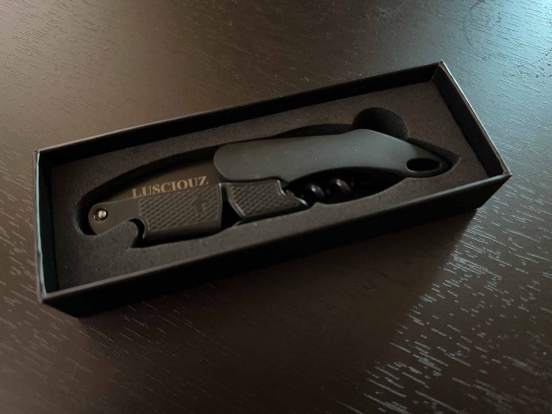 ルーシャズ　ソムリエナイフ　チタンブラック