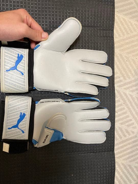 キーパーグローブ　プーマキングXLアクア　7.5号