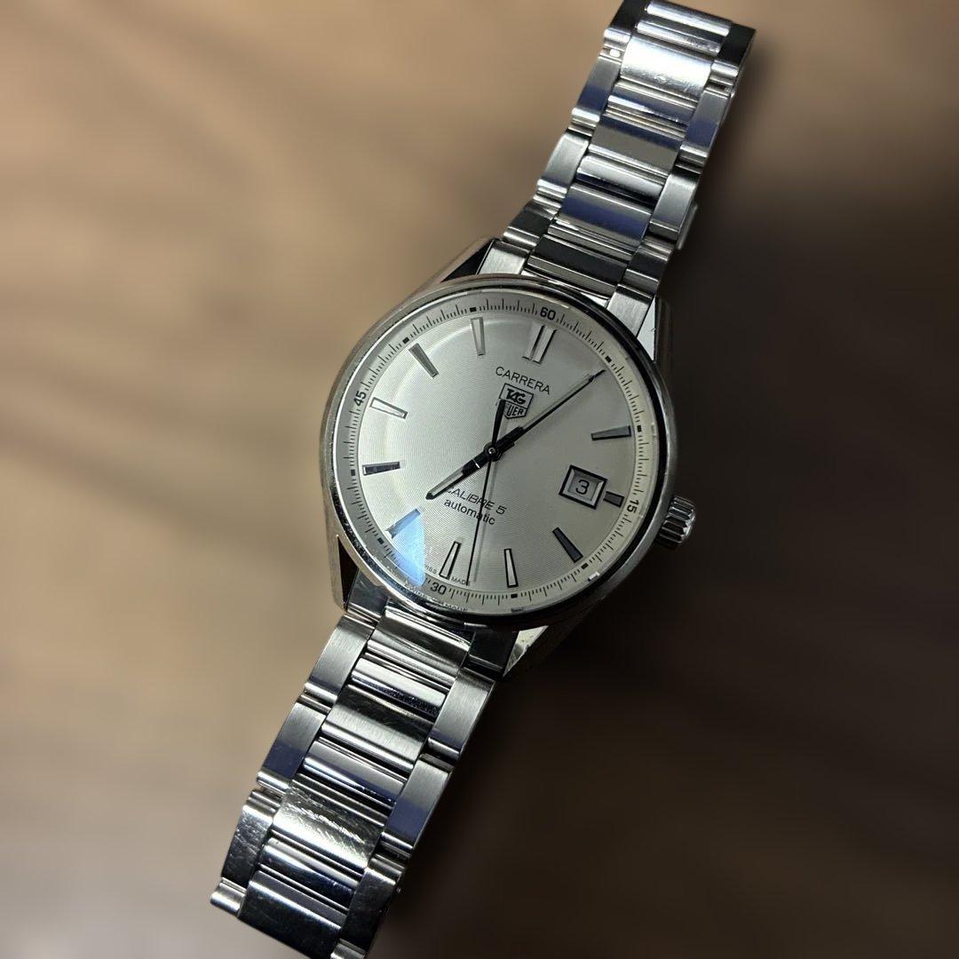 タグホイヤー カレラ キャリバー5 自動巻 WAR211B 保証書付 良品