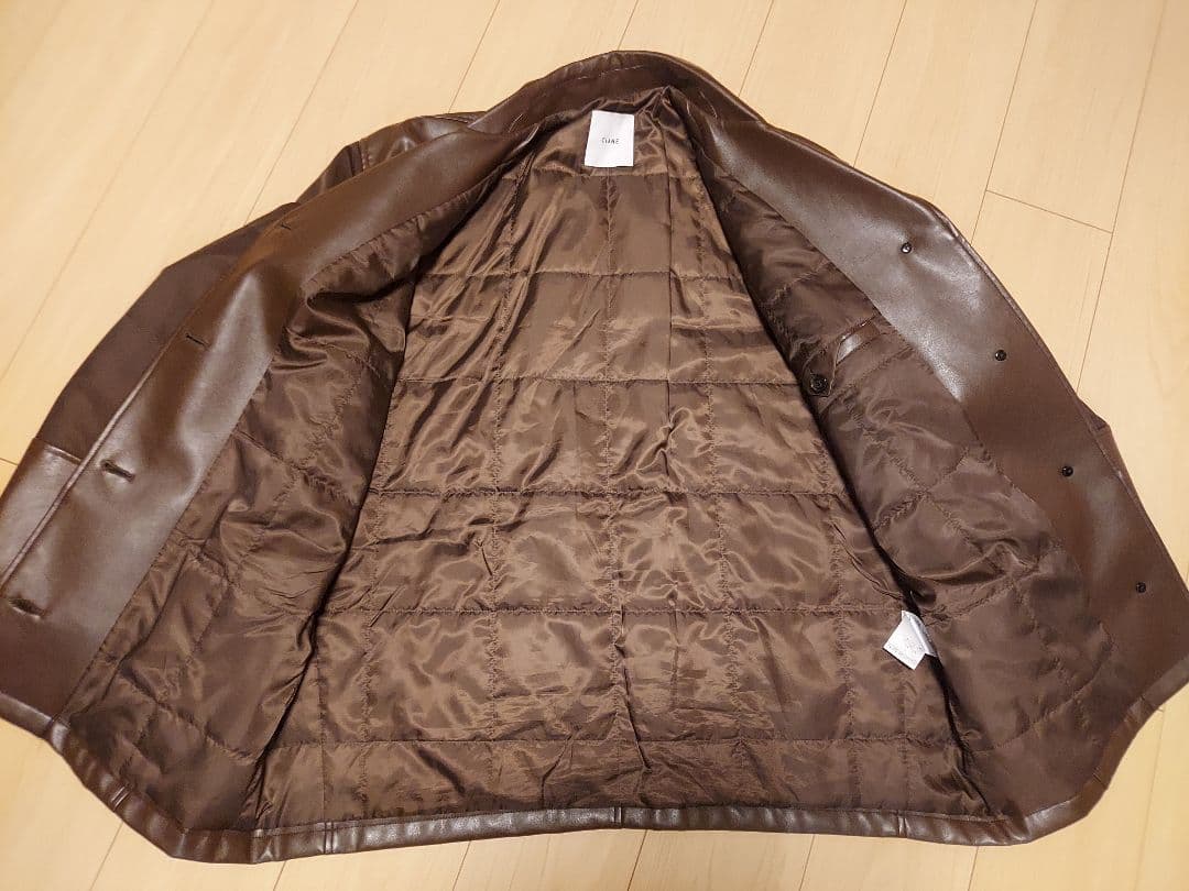 ジャケット・アウター LEATHER SWITCHING OVER JACKET