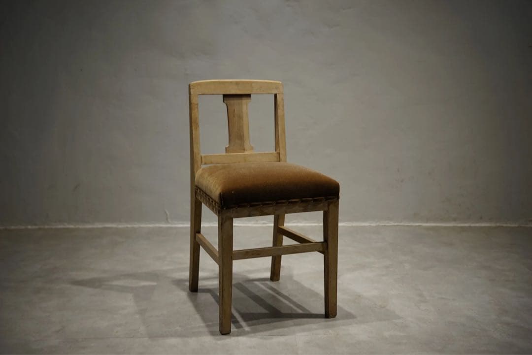 昭和初期　ビンテージチェア　古椅子　小椅子　栗材