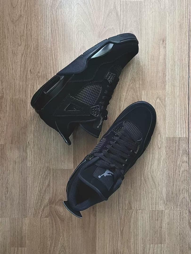 靴 NIKE AIR JORDAN 4 RETRO BLACK CAT 27cm