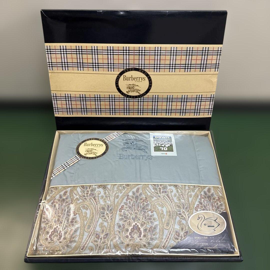 Burberrys ペイズリー柄 掛け布団 150x200cm