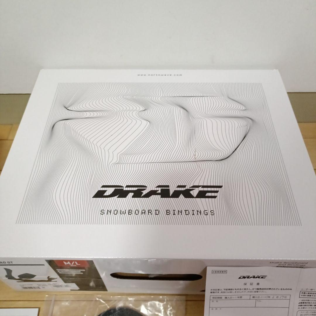 未使用　24-25ドレイクRELOAD GT ビンディング M/L 　グラトリ