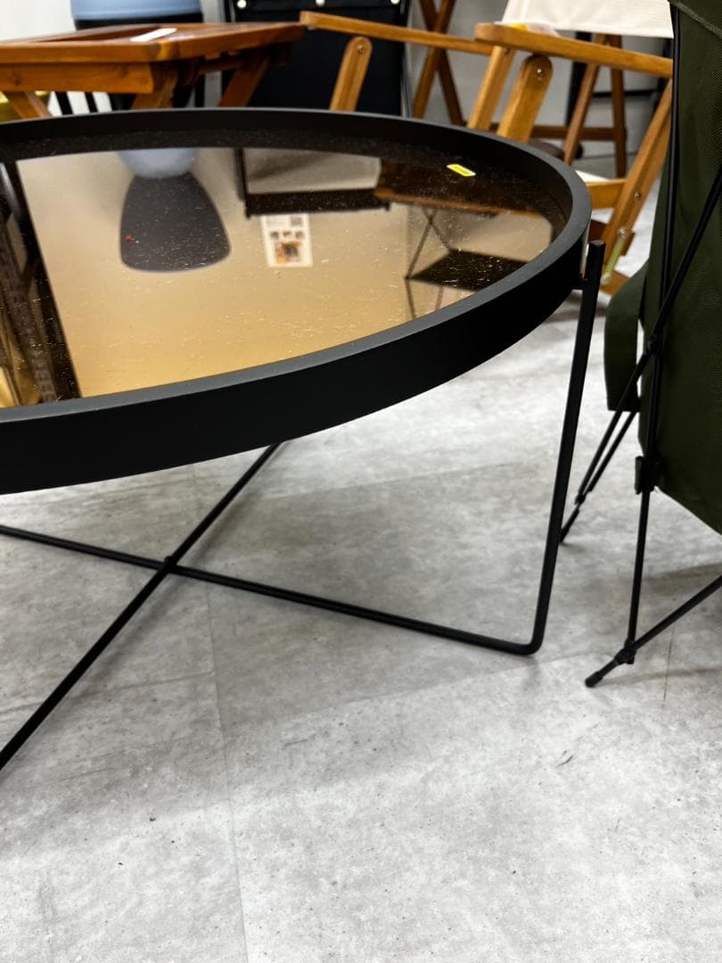 Lサイズ ラウンドテーブル オレンジミラー サイド CIR-502 N01