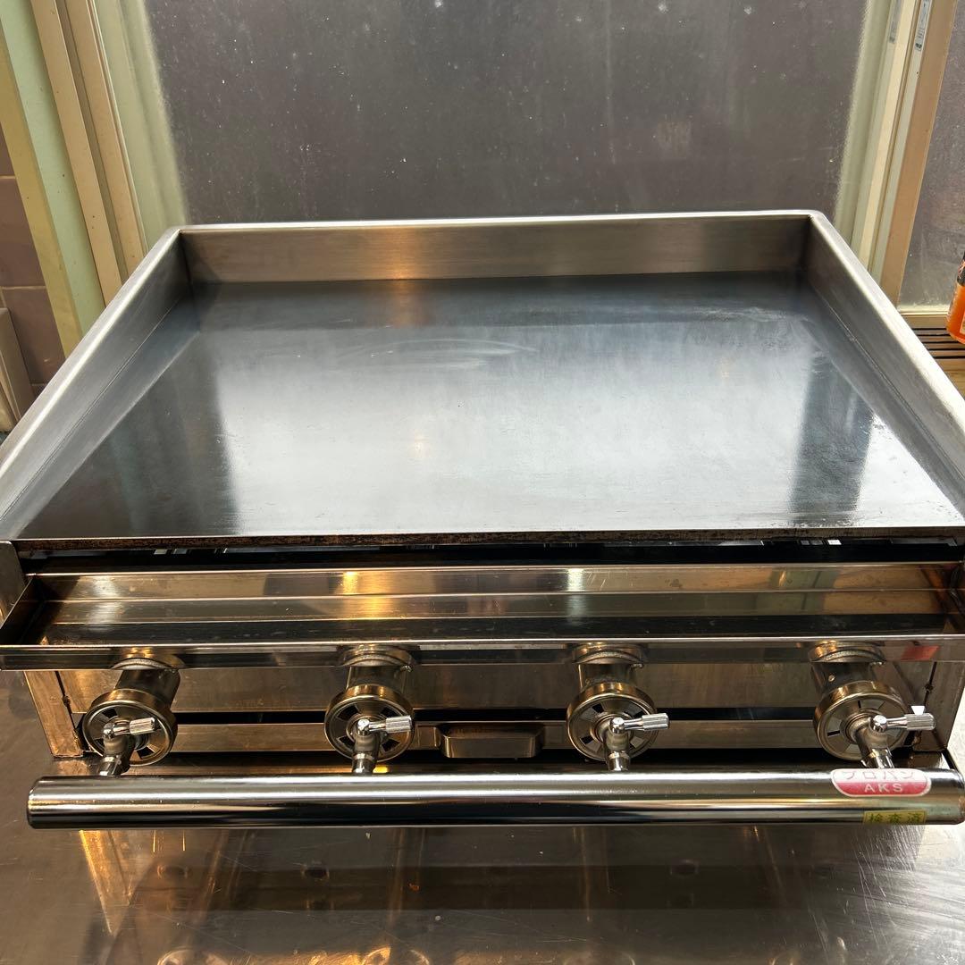 AKS ステンレス グリドル 4バーナー