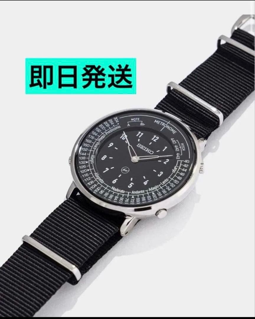 黒 SEIKO Metronome Watch Fragment Edition