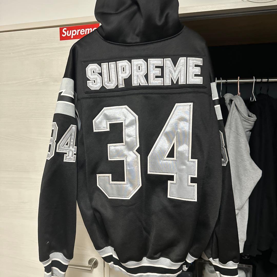 ウォームアップウェア Supreme football zip up hooded