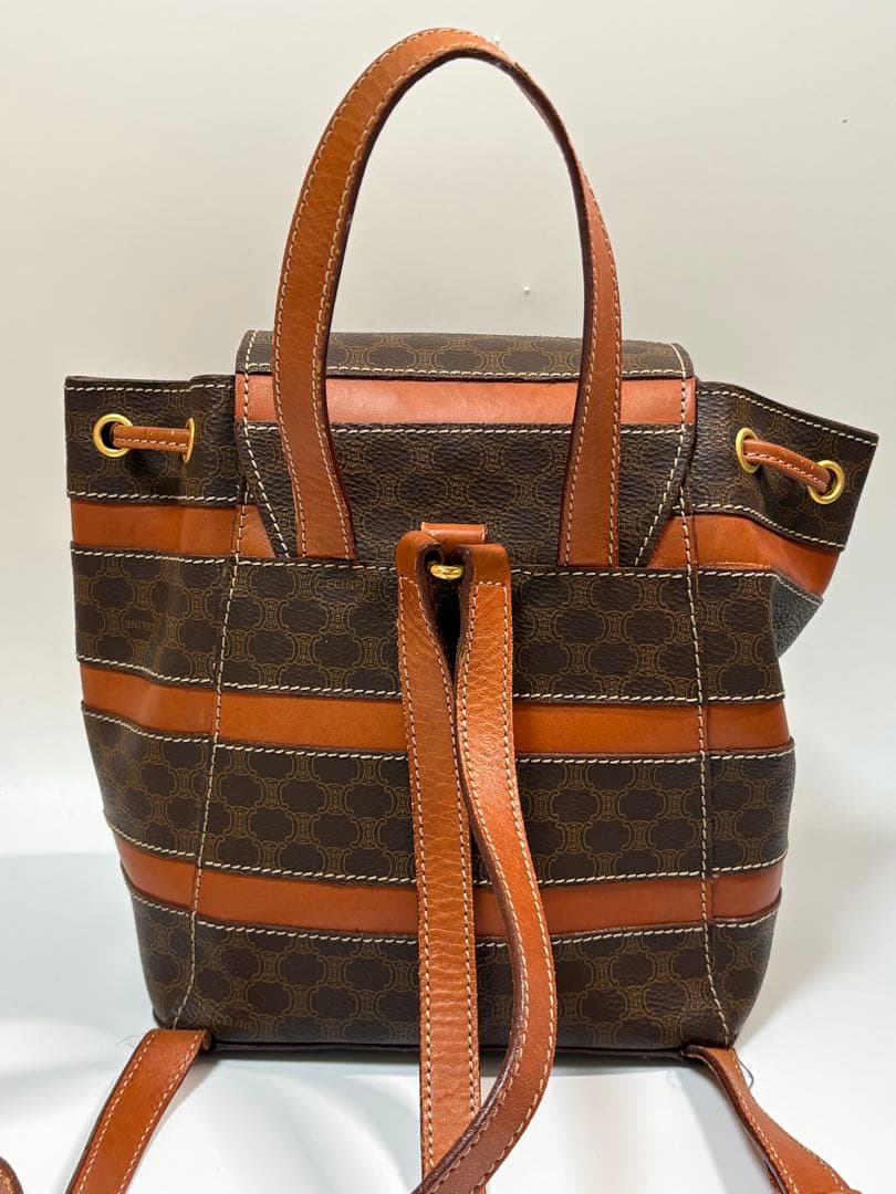 【美品】CELINE セリーヌ　マカダムミニリュック