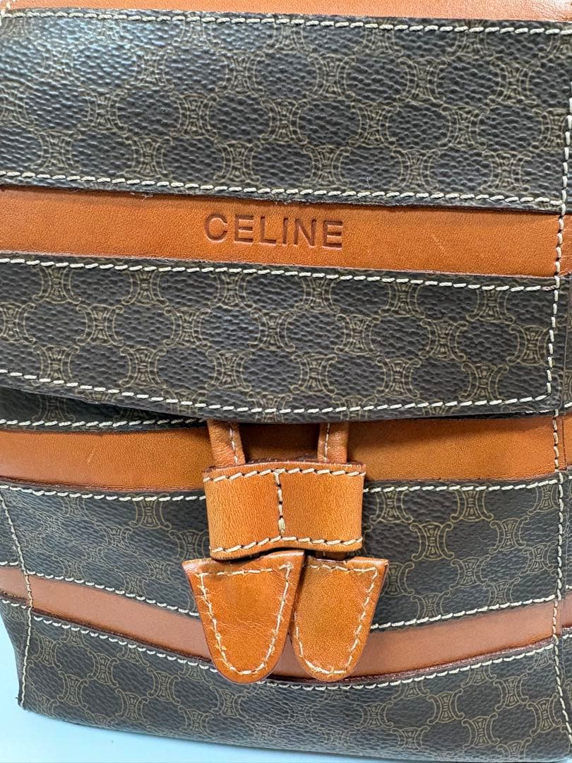 【美品】CELINE セリーヌ　マカダムミニリュック