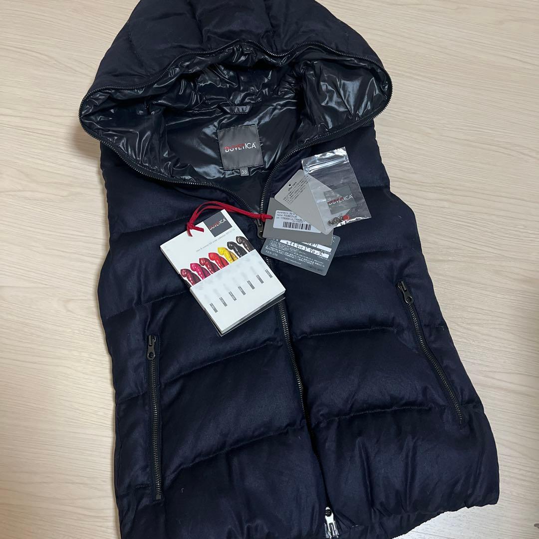 専用【美品】デュベティカ　DUVETICA　ダウンベスト　38　 ネイビー