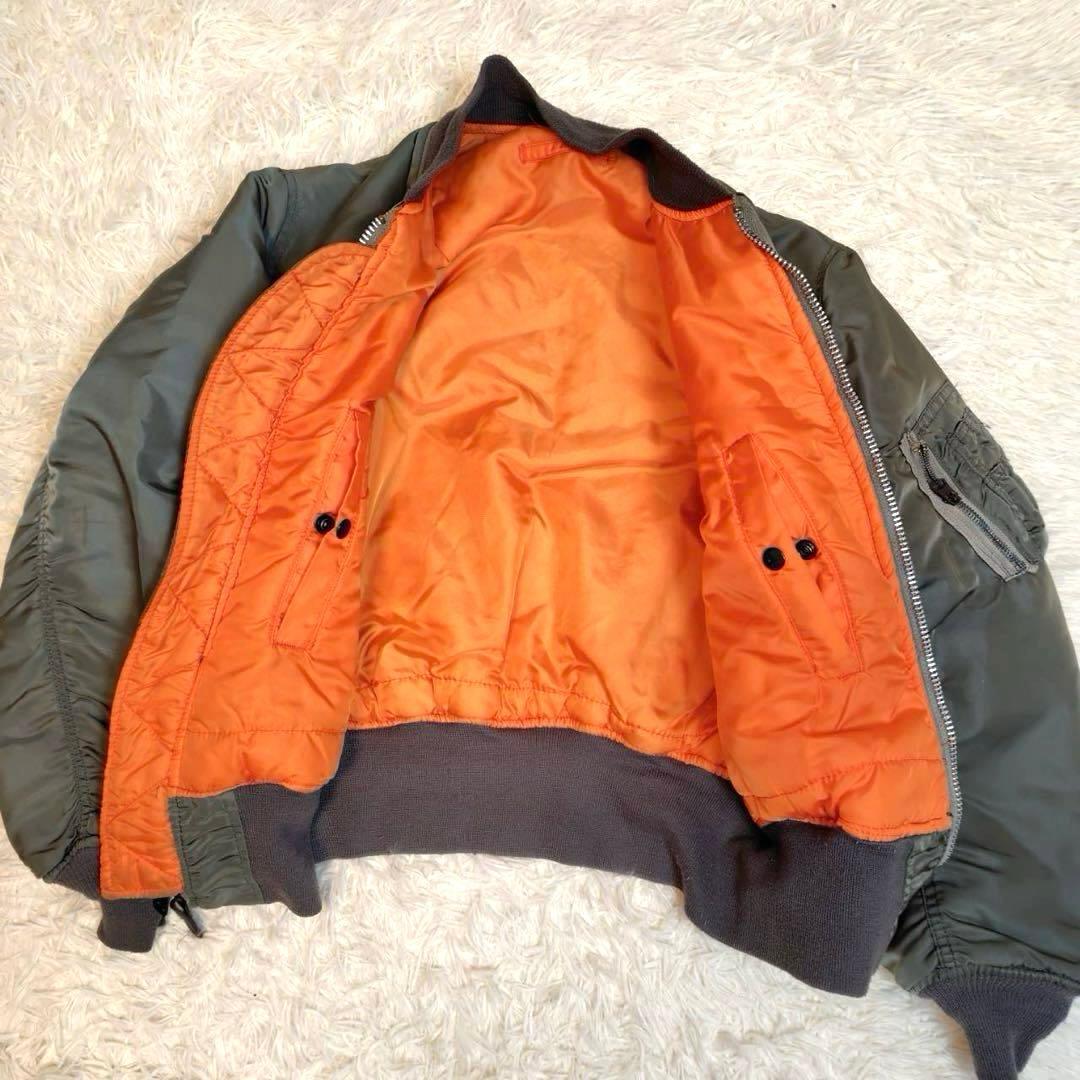 希少 ALPHA MA-1 フライトジャケットM 80's-90's USA製