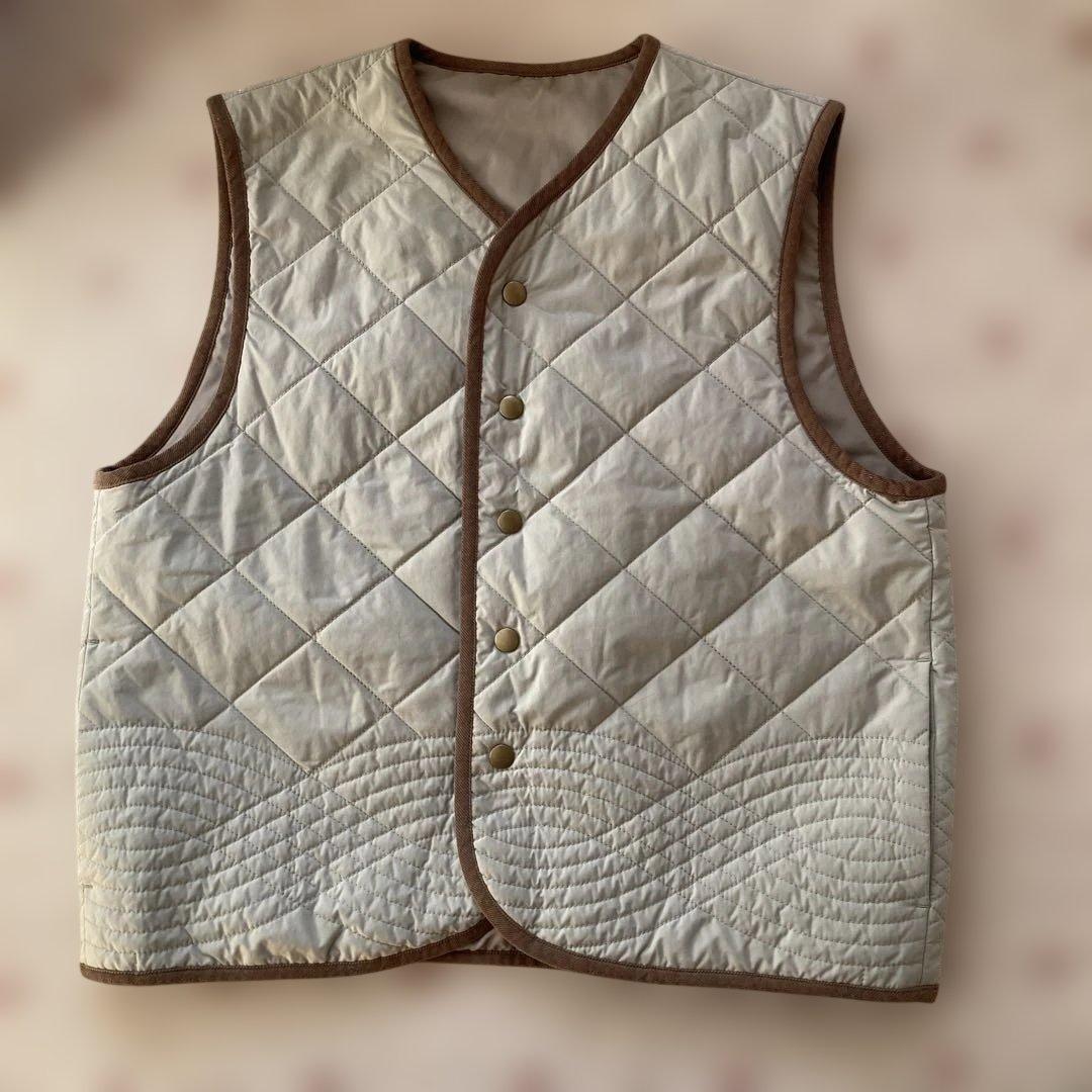 【北欧、暮らしの道具店】キルティングベスト / よしいちひろさんコラボ
