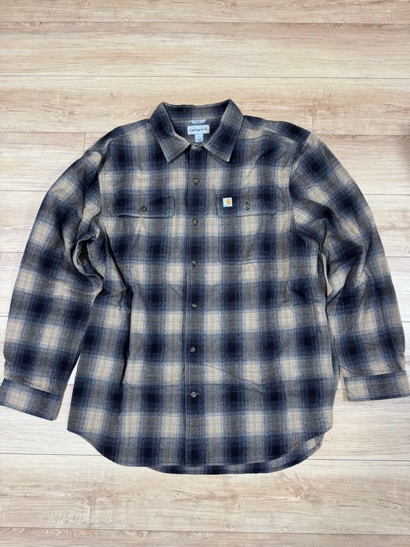 carhartt ネルシャツ オンブレチェック