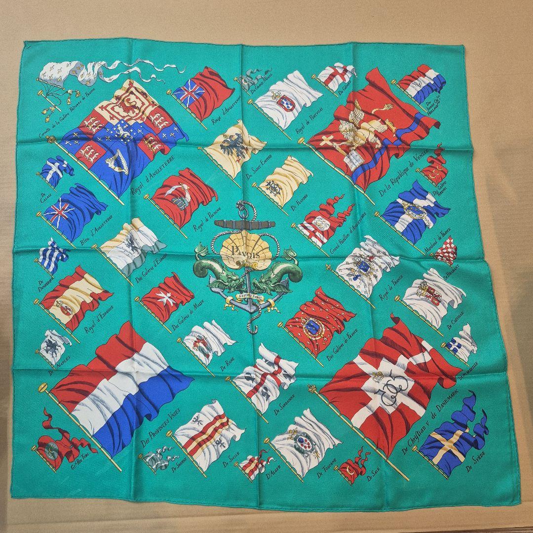 HERMES　スカーフ　ヴィンテージ　90×90