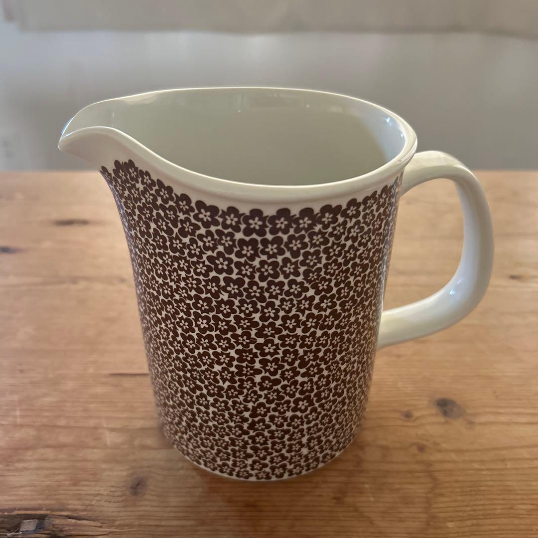 アラビア faenza ファエンツァ　ピッチャー　ブラウン