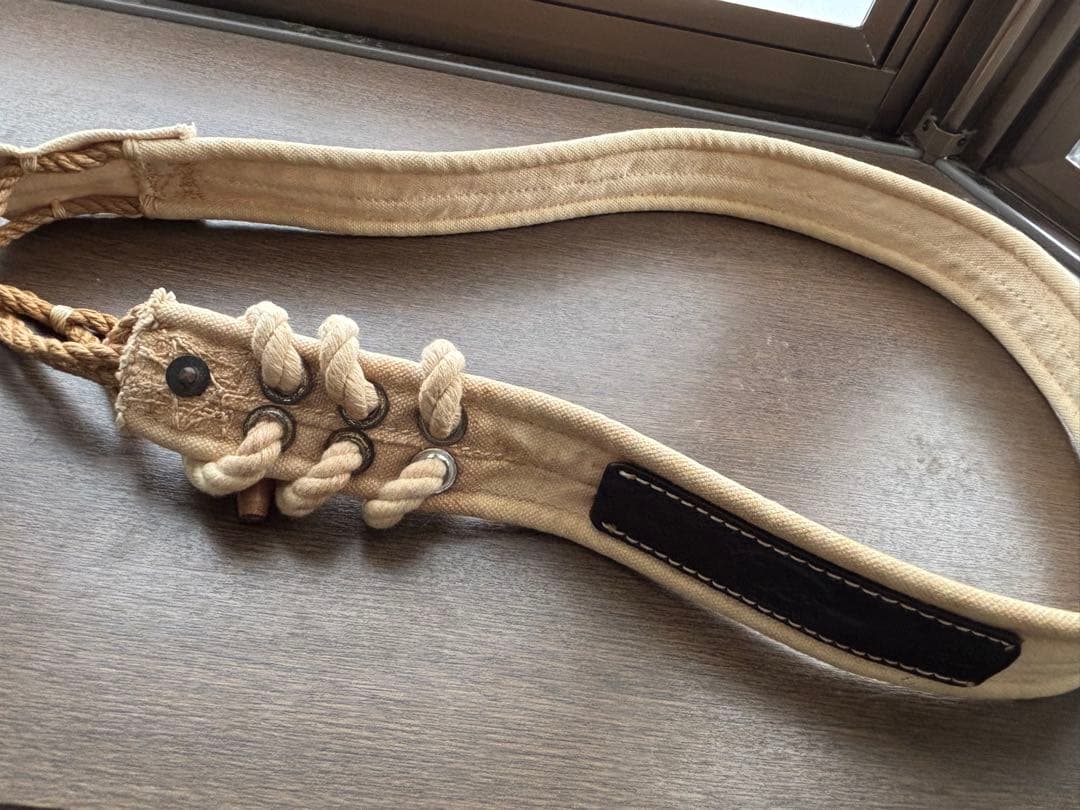 70〜80’s ヴィンテージ Double RLキャンバスロープベルト　36