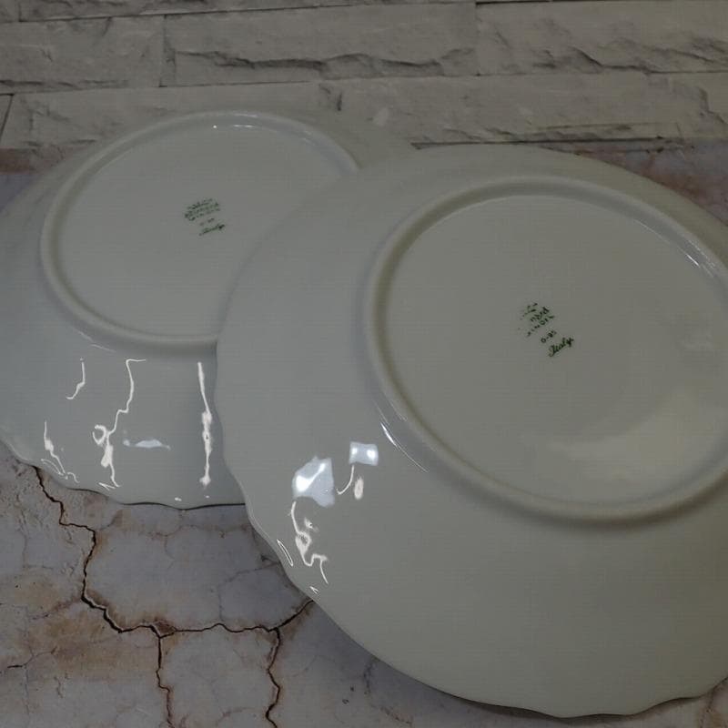 RU-6189 リチャードジノリ　ベッキオホワイト　スープカップ＆ソーサー　ペア