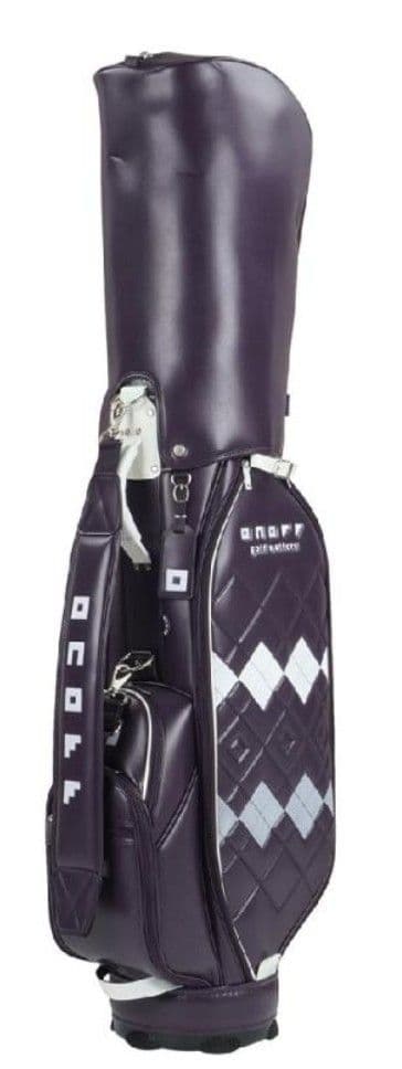 【新品】オノフ レディース　キャディバッグ 5口　パープル