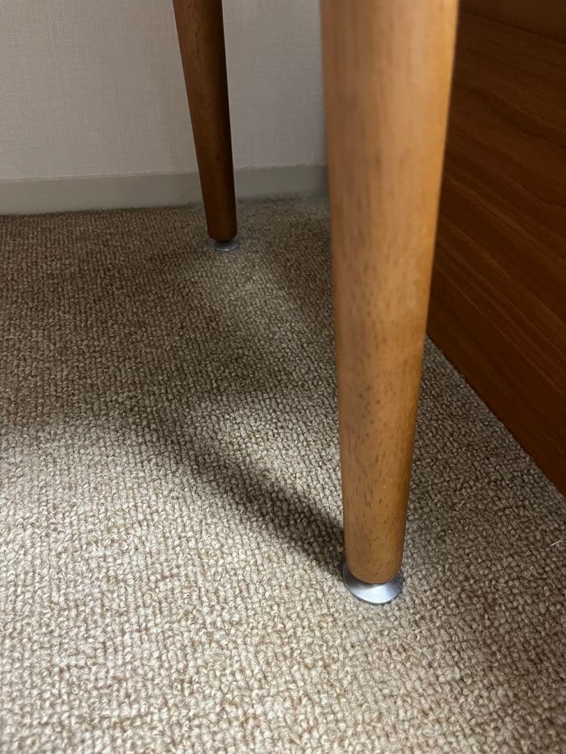 LOWYA [幅110] 日本製 デスク 単品 ドレッサー 収納 真鍮 木目