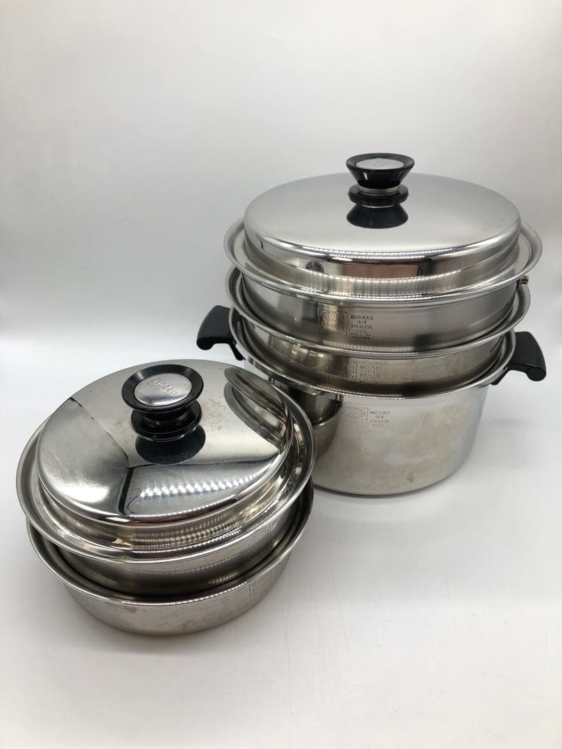 amwayステンレス製多層鍋セット