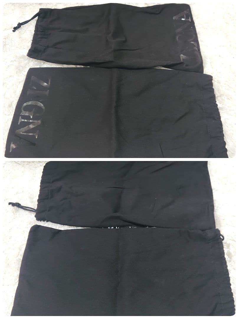 【使用感少】ZEGNA TRIPLE STITCH スウェード スニーカー