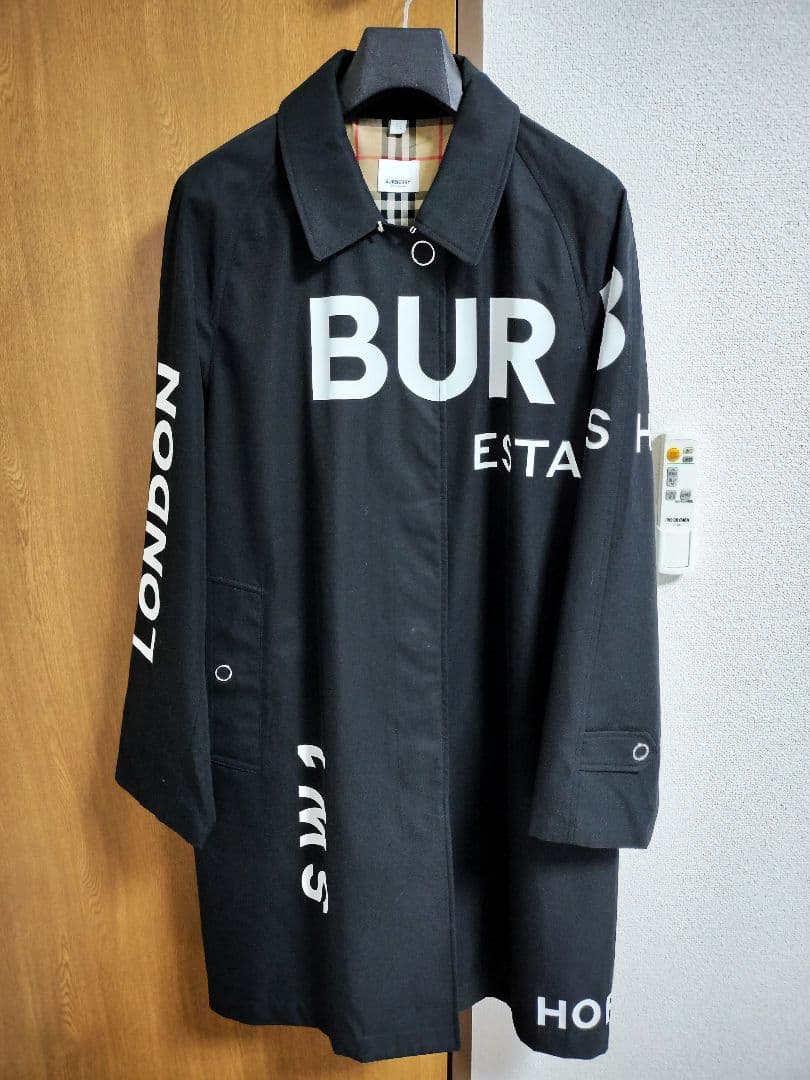 バーバリー　カーコート　ブラック