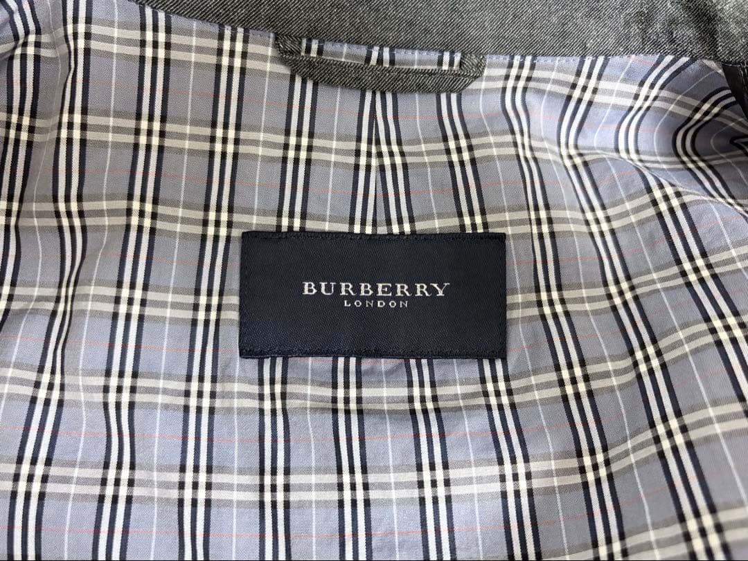 BURBERRY LONDON メンズジャケット L ジップ グレー ブルゾン
