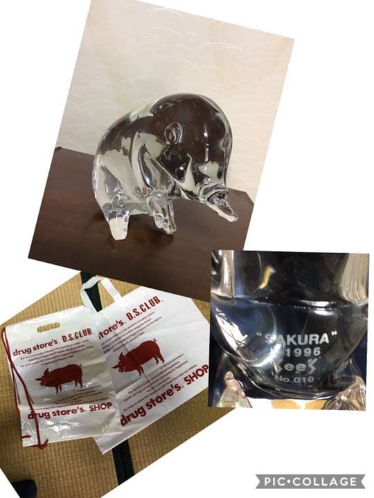 ドラッグストワーズ　sakuraモデル　クリスタル置物