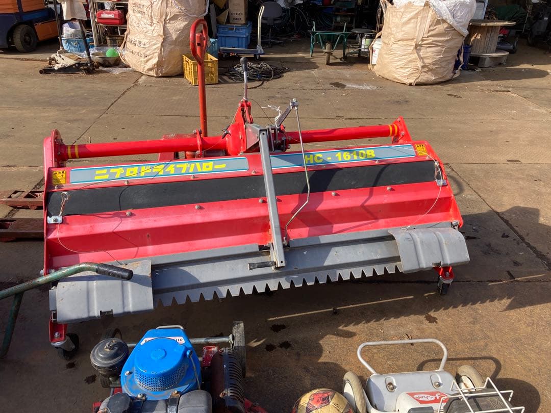 HC-1610 土壌耕作機 赤