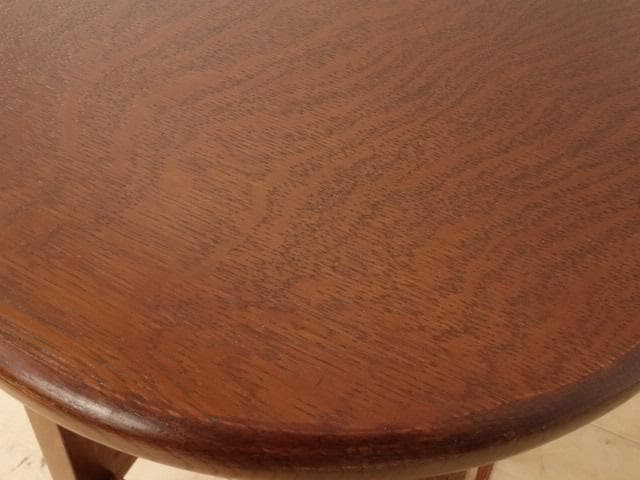 北海道手作り家具　ナラ材　スツール　座面一枚板　勇峰工芸（新）