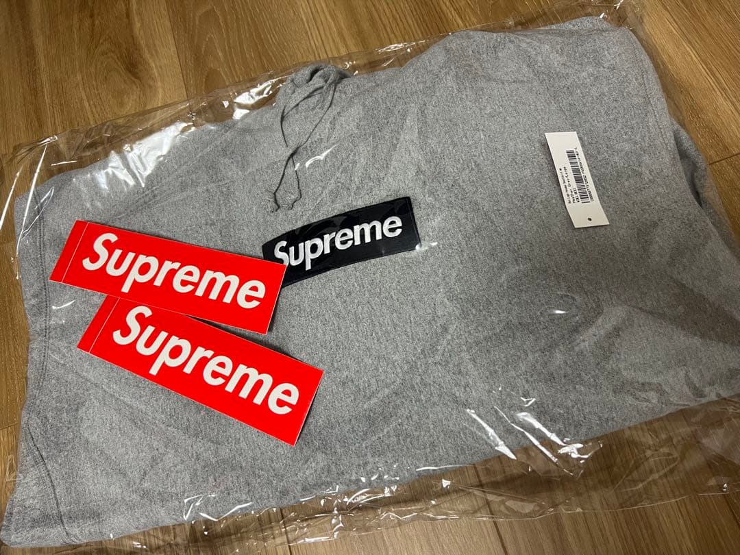 Supreme Box Logo Hooded 2025FW グレー サイズＬ